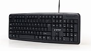 Gembird KB-U-103-RU keyboard USB QWERTY English,Russian Black