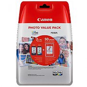 Cartus cerneala Canon BS8286B006AA ,Black/tri-color ,Black 15 ml/ Color 13 ml ,Original (PG-545XL + CL-546 XL + 50 coli hartie foto 10x15cm) 