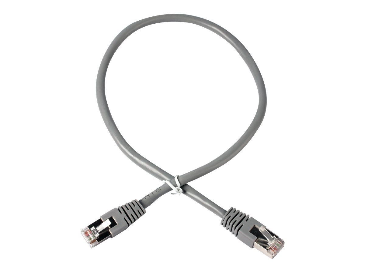 GEMBIRD PP6A-LSZHCU-0.5M patchcord RJ45 cat. 6A SFTP LSZH 0.5m gray