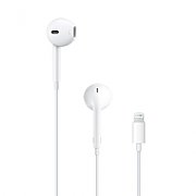 Casti in-ear Apple EarPods with Lightning Connector Remote and Mic MMTN2ZM/A, albe