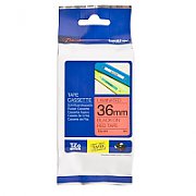 36MM BLACK ON RED TAPE 36MM