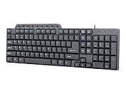 TASTATURA GEMBIRD USB, multimedia 102 taste + 9 taste multimedia, black  KB-UM-104 /45505703  (include TV 0.75 lei)