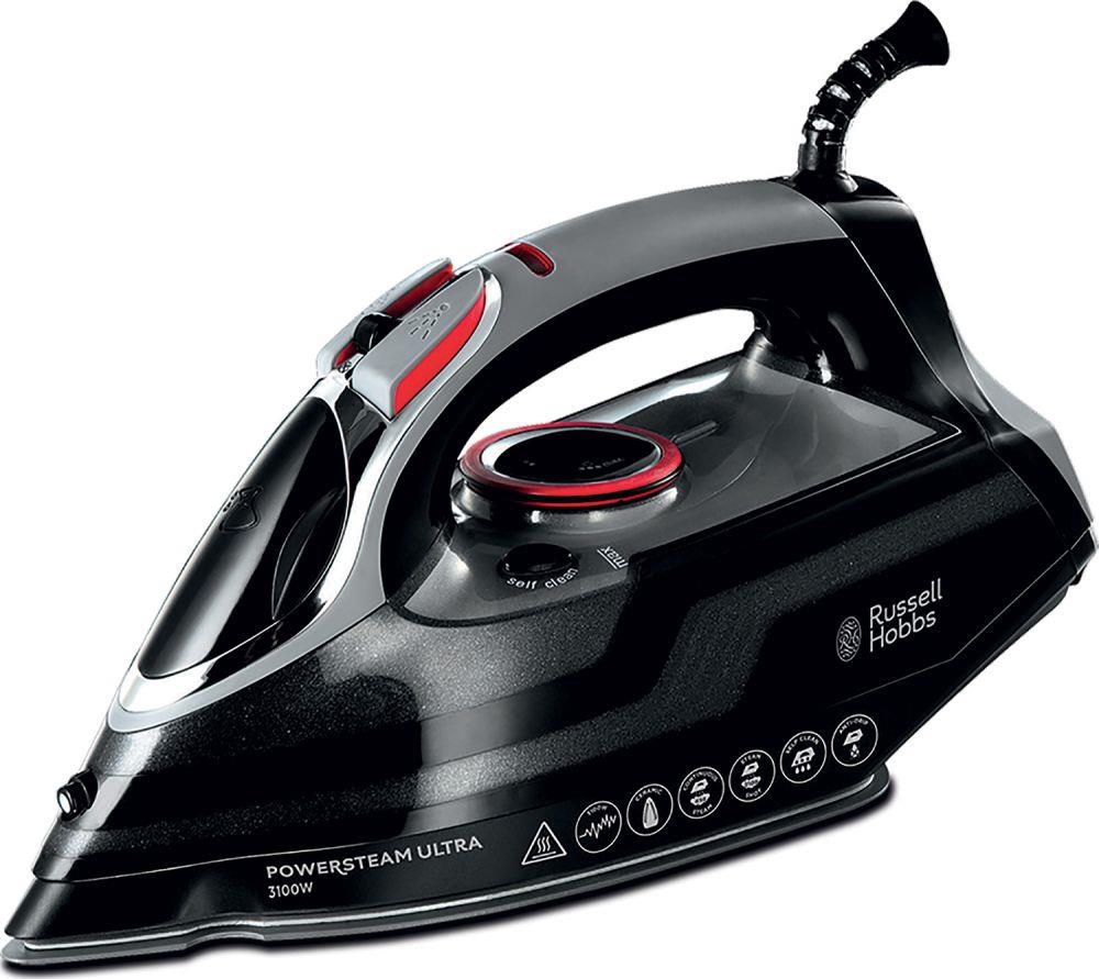 Russell Hobbs 20630-56 iron Dry & Steam iron Ceramic soleplate 3100 W Black, Grey