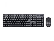 KIT wireless GEMBIRD, tastatura wireless 104 taste + mouse wireless 1000dpi, 4 butoane, rotita scroll, black  KBS-W-01   (include TV 0.75 lei)