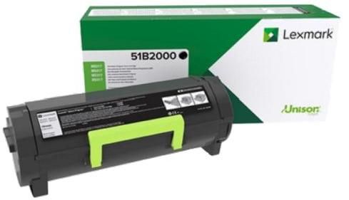 Cartus toner Lexmark 51B2000 ,Negru ,2500 pagini ,Original (51B2000) 