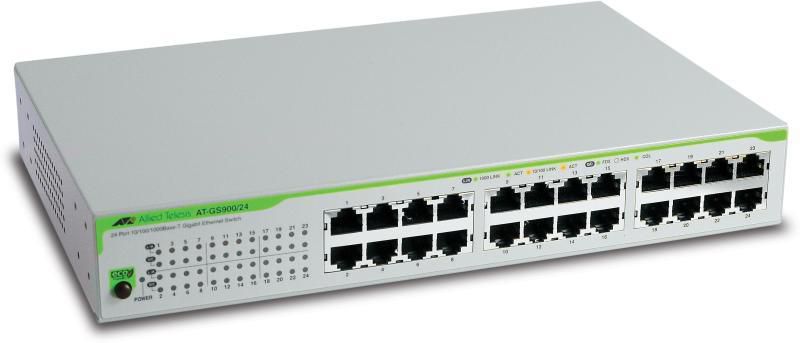 Switch Allied Telesis AT-GS910/24-50, 24 porturi 10 / 100 / 1000 MBs