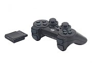 GAMEPAD wireless GEMBIRD, PC | PS2 | PS3, 2.4 GHz, negru,  JPD-WDV-01  (include TV 0.75 lei)