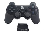 GAMEPAD wireless GEMBIRD, PC | PS2 | PS3, 2.4 GHz, negru,  JPD-WDV-01  (include TV 0.75 lei)