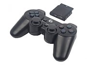 GAMEPAD wireless GEMBIRD, PC | PS2 | PS3, 2.4 GHz, negru,  JPD-WDV-01  (include TV 0.75 lei)