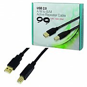 CABLU USB LOGILINK pt. imprimanta, USB 2.0 (T) la USB 2.0 Type-B (T), 10m, black,  UA0264  (include TV 0.75 lei)