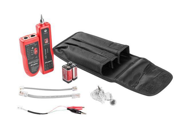 Lanberg NT-0501 network cable tester Black,Red