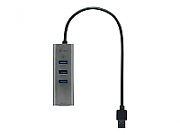 ITEC U3METALG3HUB i-tec USB 3.0 Metal 3 port HUB Gigabit Ethernet 1x USB 3.0 to RJ-45 3x USB 3.0