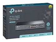 Switch TP-Link TL-SG1016PE, 16 porturi 10 / 100 / 1000 MBs