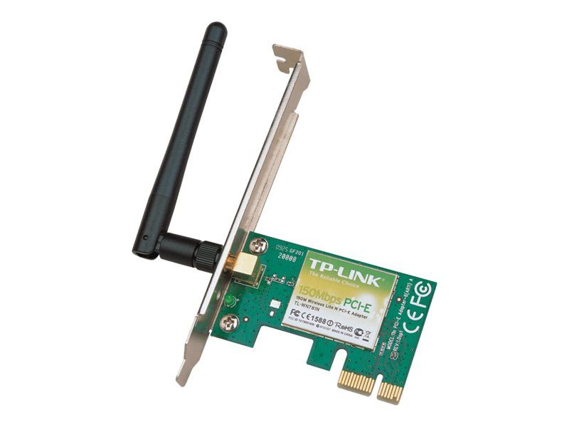 TP-LINK Adaptor wireless TP-Link, N150, PCI-E, 1 antena detasabila