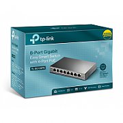 Switch TP-Link TL-SG108PE, 8 porturi 10 / 100 / 1000 MBs