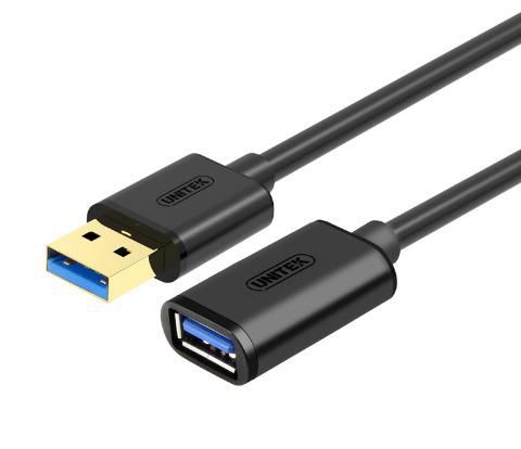 UNITEK Y-C459GBK USB cable 2 m USB 3.2 Gen 1 (3.1 Gen 1) USB A Black