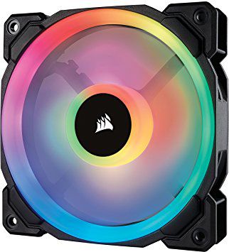 Ventilator Corsair CO-9050073-WW ,140 x 140 x 25 mm ,600 - 1300 RPM ,Negru + Alb ,RGB 