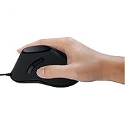 MOUSE Logilink, PC sau NB, cu fir, USB, optic, 1000 dpi, butoane/scroll 5/1, ergonomic, negru,  ID0158  (include TV 0.15 lei)