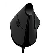MOUSE Logilink, PC sau NB, cu fir, USB, optic, 1000 dpi, butoane/scroll 5/1, ergonomic, negru,  ID0158  (include TV 0.15 lei)