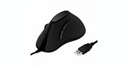 MOUSE Logilink, PC sau NB, cu fir, USB, optic, 1000 dpi, butoane/scroll 5/1, ergonomic, negru,  ID0158  (include TV 0.15 lei)