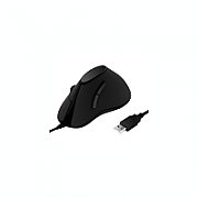 MOUSE Logilink, PC sau NB, cu fir, USB, optic, 1000 dpi, butoane/scroll 5/1, ergonomic, negru,  ID0158  (include TV 0.15 lei)