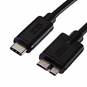 UNITEK Y-C475BK USB cable 1 m USB 3.2 Gen 1 (3.1 Gen 1) USB C Micro-USB B Black