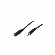 CABLU audio LOGILINK prelungitor stereo (3.5 mm jack M/T), 3m, negru,  CA1054  (include TV 0.06 lei)