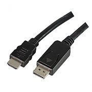 CABLU video LOGILINK, HDMI (T) la HDMI (T), 20m, conectori auriti, rezolutie maxima 4K UHD (3840 x 2160) la 30 Hz, negru,  CHA0020  (include TV 1.5 lei)