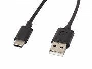 LANBERG USB CABLE 2.0 TYPE-C(M)-AM 1M, BLACK