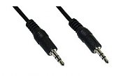 CABLU audio LOGILINK stereo (3.5 mm jack T/T), 3m, negru  CA1051  (include TV 0.06 lei)