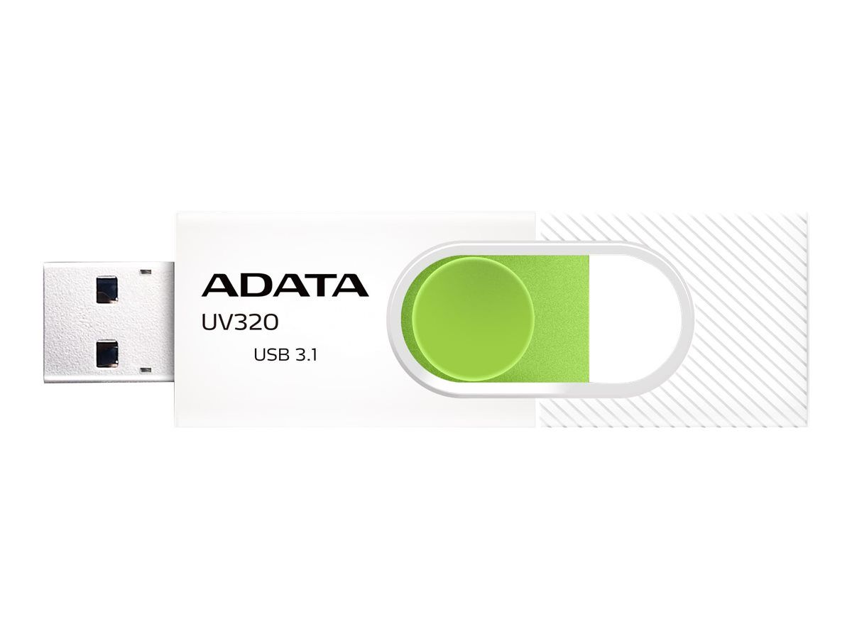 ADATA UV320 USB flash drive 128 GB USB Type-A 3.2 Gen 1 (3.1 Gen 1) Green, White