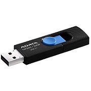 MEMORIE USB 3.2 ADATA 32 GB, retractabila, carcasa plastic, negru / albastru,  AUV320-32G-RBKBL  (include TV 0.02 lei)
