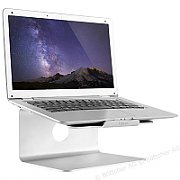 SUPORT de birou LOGILINK pt. notebook, rotatie 360gradei, design ventilat, suporta dimensiuni 11-17 , pliabil, aluminiu, gri,  AA0104 