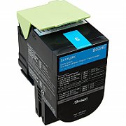Cartus toner Lexmark 80C2HCE ,Albastru ,3000 pagini ,Original (80C2HCE) 