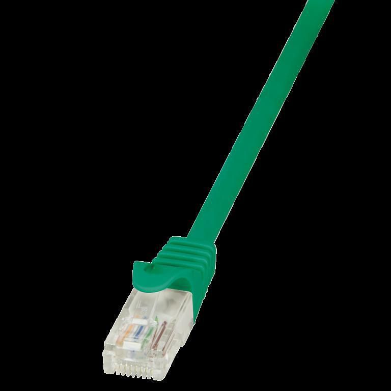 Logilink PATCH CORD UTP LOGILINK Cat5e, cupru-aluminiu, 1.5 m, verde, AWG26,  CP1045U  (include TV 0.06 lei)