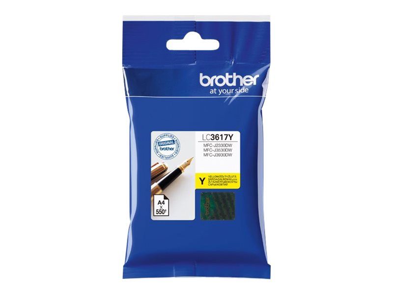 Cartus cerneala Brother LC3617Y ,Galben ,550 pagini ,Original (LC3617Y) 