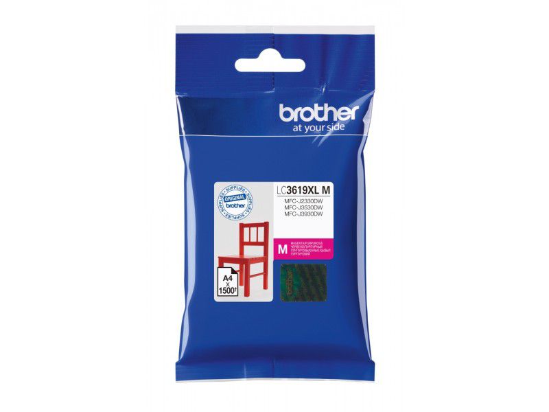 Cartus cerneala Brother LC3619XLM ,Magenta ,1500 Pagini ,Original (LC3619XLM) 