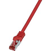 Logilink PATCH CORD S/FTP LOGILINK Cat6, LSZH, cupru, 0.25 m, rosu, AWG27, dublu ecranat  CQ2014S  (include TV 0.06 lei)