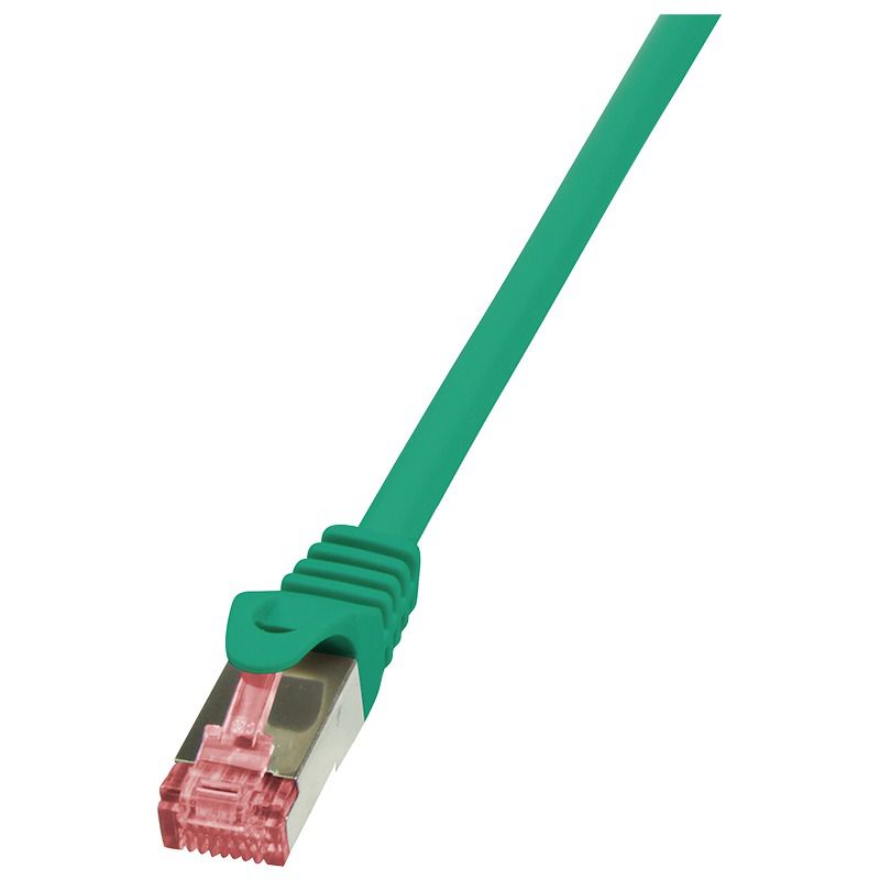Logilink PATCH CORD S/FTP LOGILINK Cat6, LSZH, cupru, 1.5 m, verde, AWG27, dublu ecranat  CQ2045S  (include TV 0.06 lei)