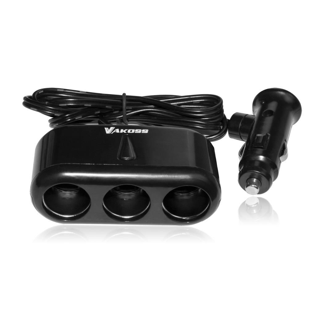 Vakoss TP-3263CK Car Cigarette Lighter Splitter