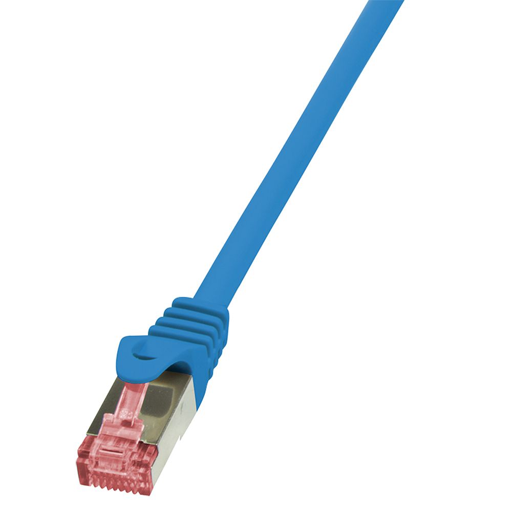 Logilink PATCH CORD S/FTP LOGILINK Cat6, LSZH, cupru, 0.25 m, albastru, AWG27, dublu ecranat  CQ2016S  (include TV 0.06 lei)