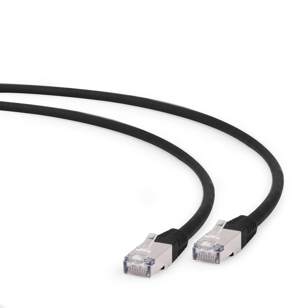 GEMBIRD PP6A-LSZHCU-BK-2M patchcord RJ45 cat. 6A SFTP LSZH 2m black