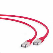 GEMBIRD PP6A-LSZHCU-R-2M patchcord RJ45 cat. 6A SFTP LSZH 2m red