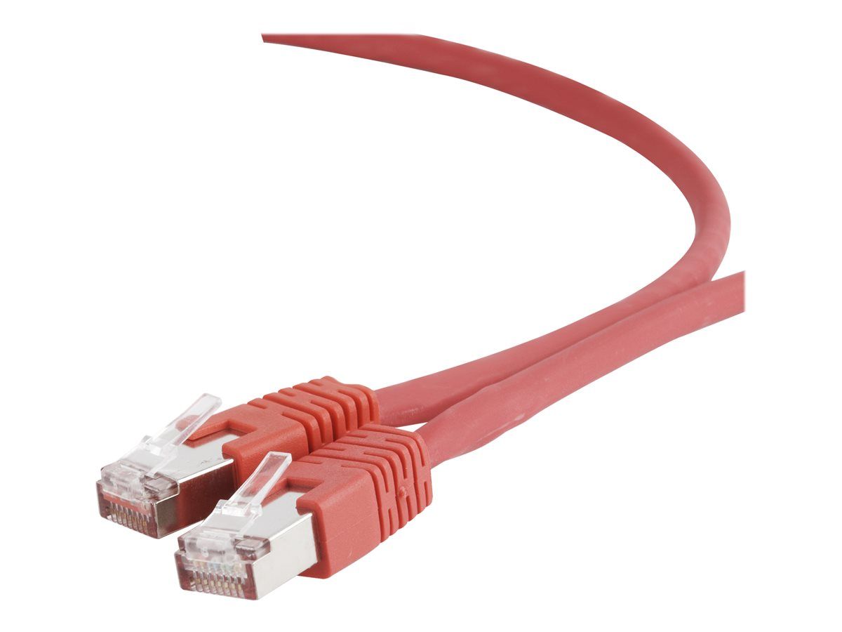 GEMBIRD PP6A-LSZHCU-R-5M patchcord RJ45 cat. 6A SFTP LSZH 5m red