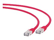 GEMBIRD PP6A-LSZHCU-R-5M patchcord RJ45 cat. 6A SFTP LSZH 5m red