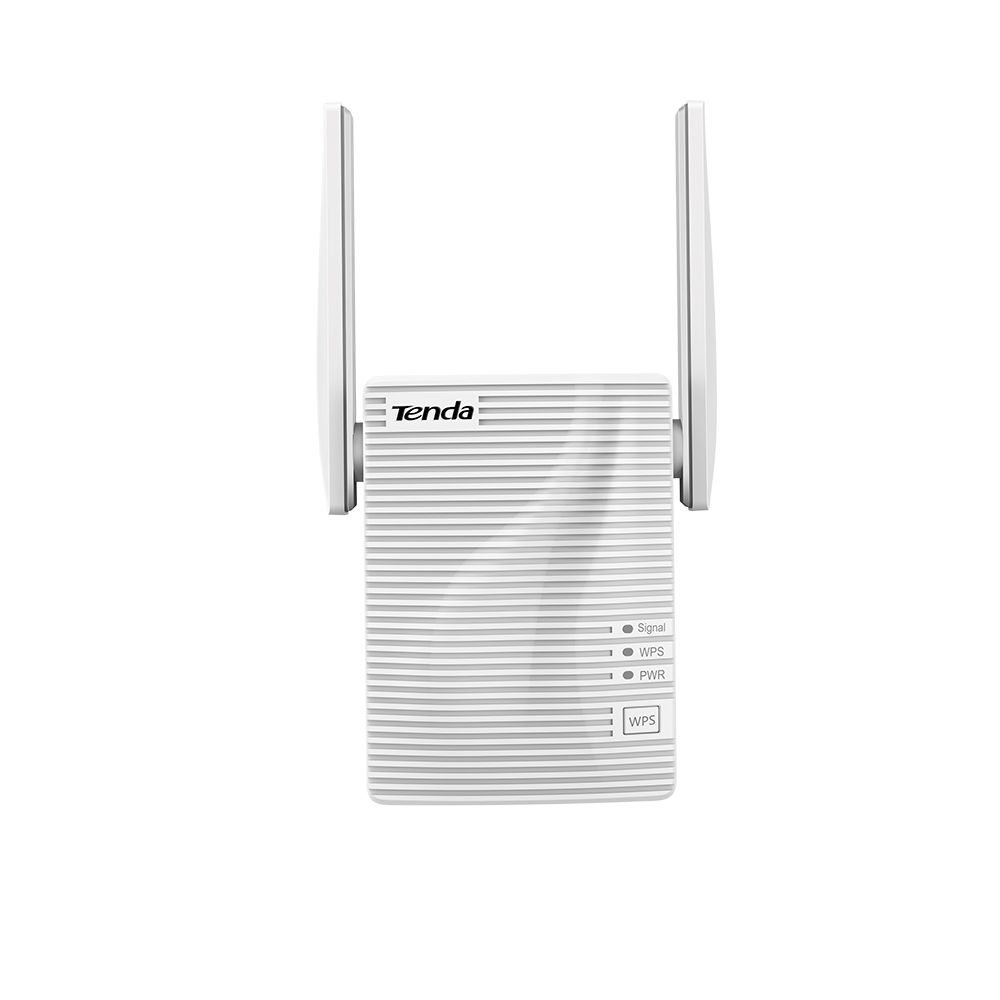 Tenda Tenda| A18 | Range extender | 802.11ac | AC1200 | Dual band | Porturi 1 LAN | Antena 2 externa 2 dbi | Acoperire max 120mp | Alb