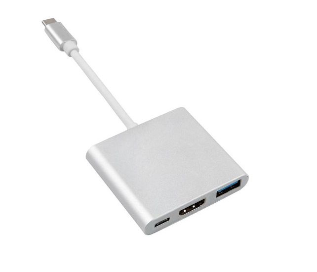Maclean MCTV-840 USB graphics adapter 4096 x 2304 pixels Silver