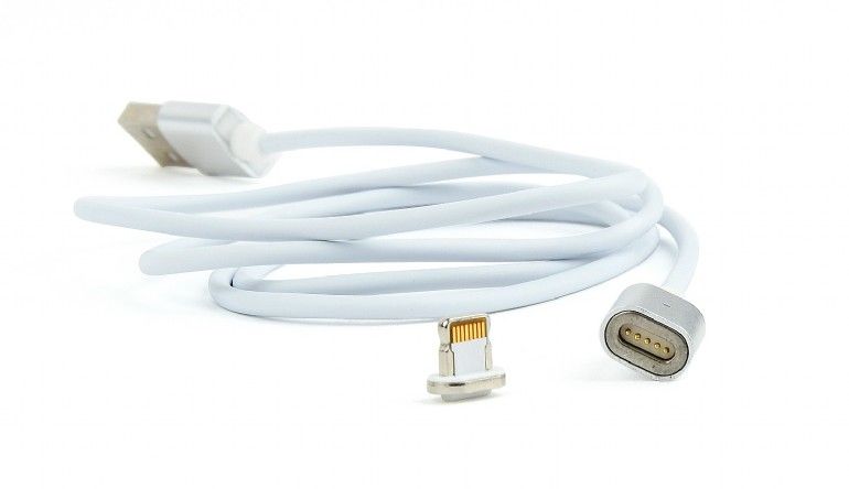 Cablu alimentare si date Gembird  USB 2.0 - Lightning, 1 m, alb