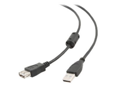 Cablu prelungitor Gembird  USB 2.0 (Tata) - USB 2.0 (Mama), 3 m, negru