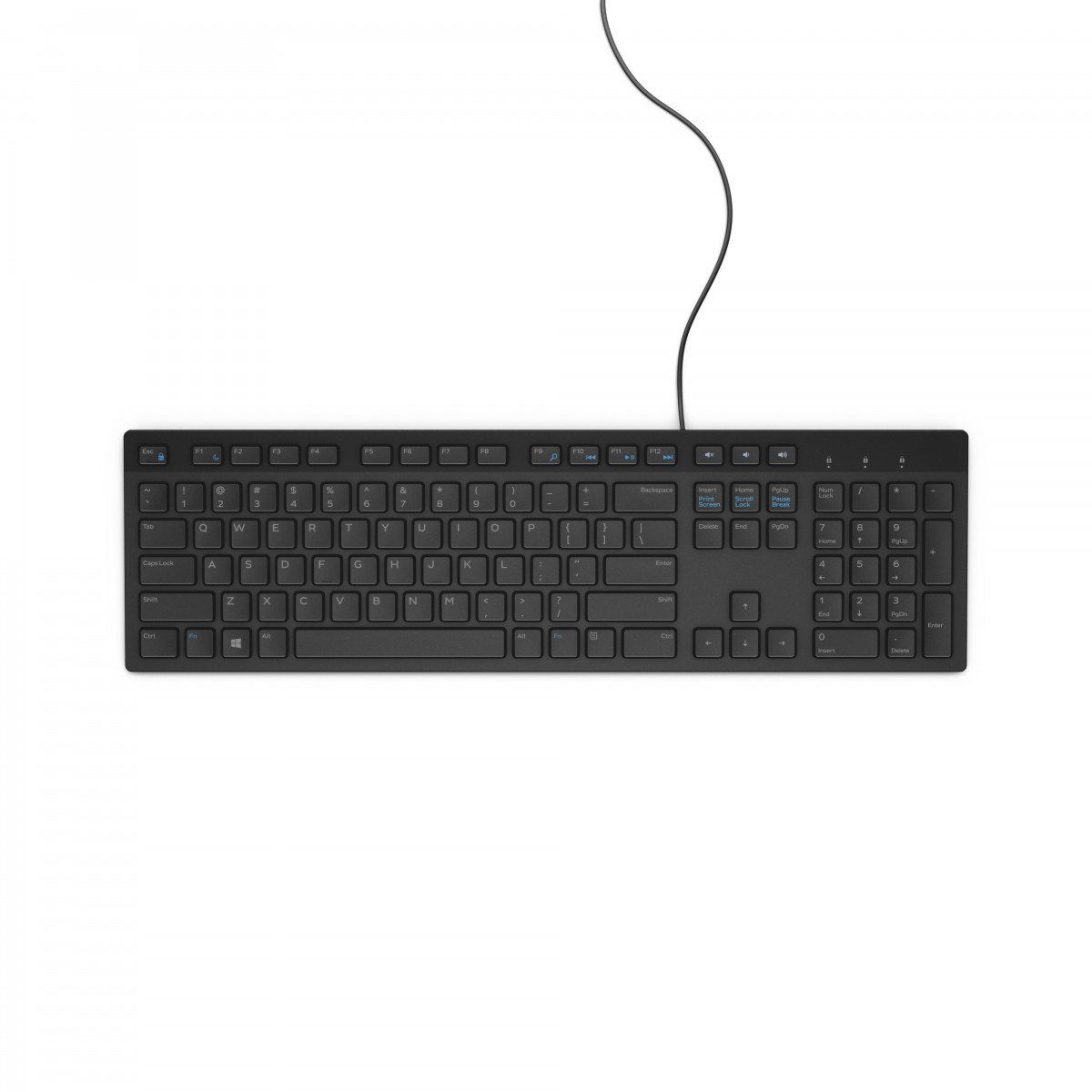 Dell Multimedia Keyboard-KB216 - US International (QWERTY) - Black (RTL BOX)